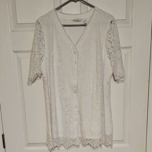 Isaac Mizrahi LIVE! Lace Top